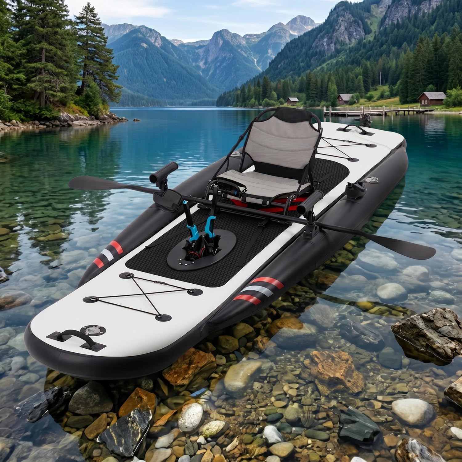 Fishing Kayak Seat - Kayak Gonfiabile da Pesca Premium in