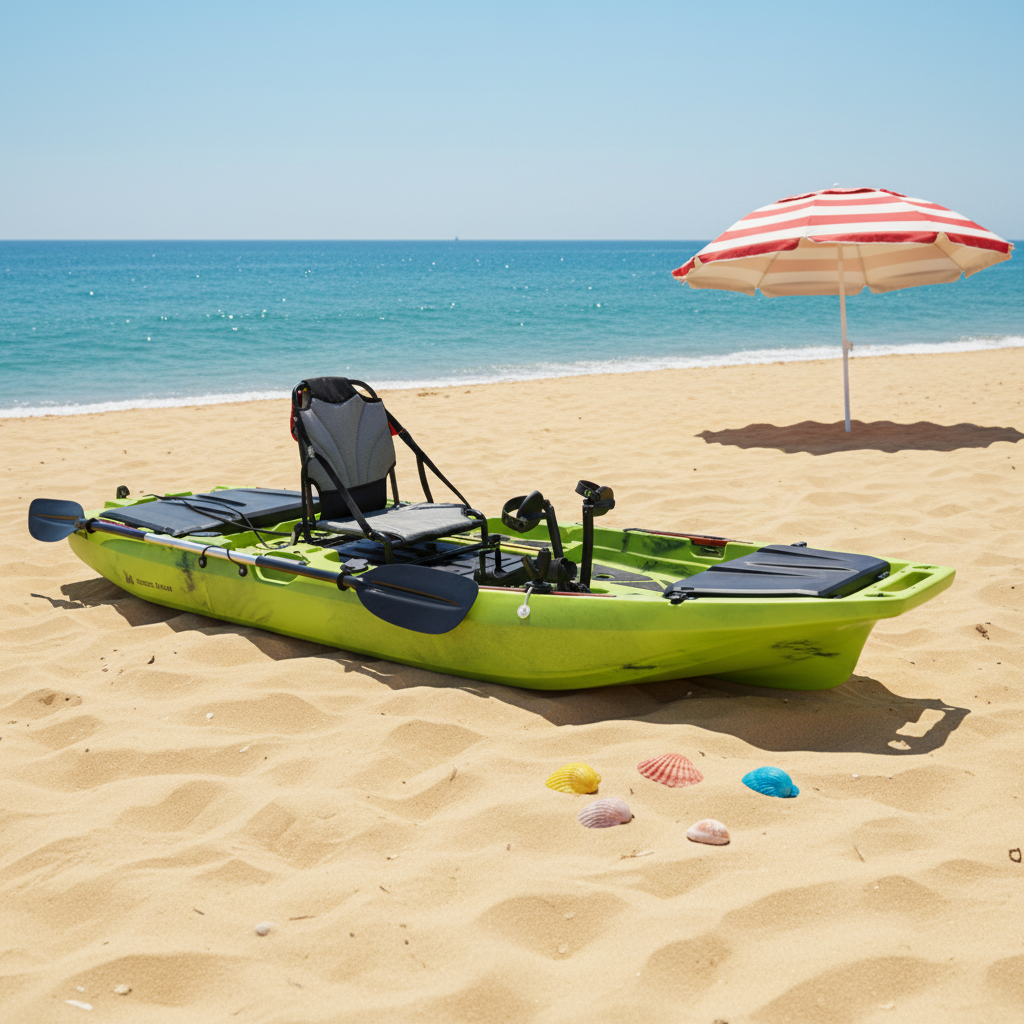 Fishing Kayak Pedal Drive - Kayak Ricreativo Modulare a Pedali 10ft