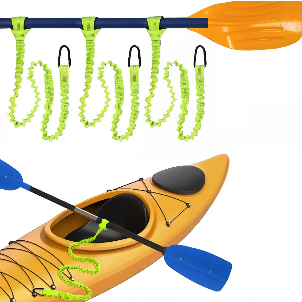 Fishing Kayak Paddle Leash - Cordino per canna da kayak elastico