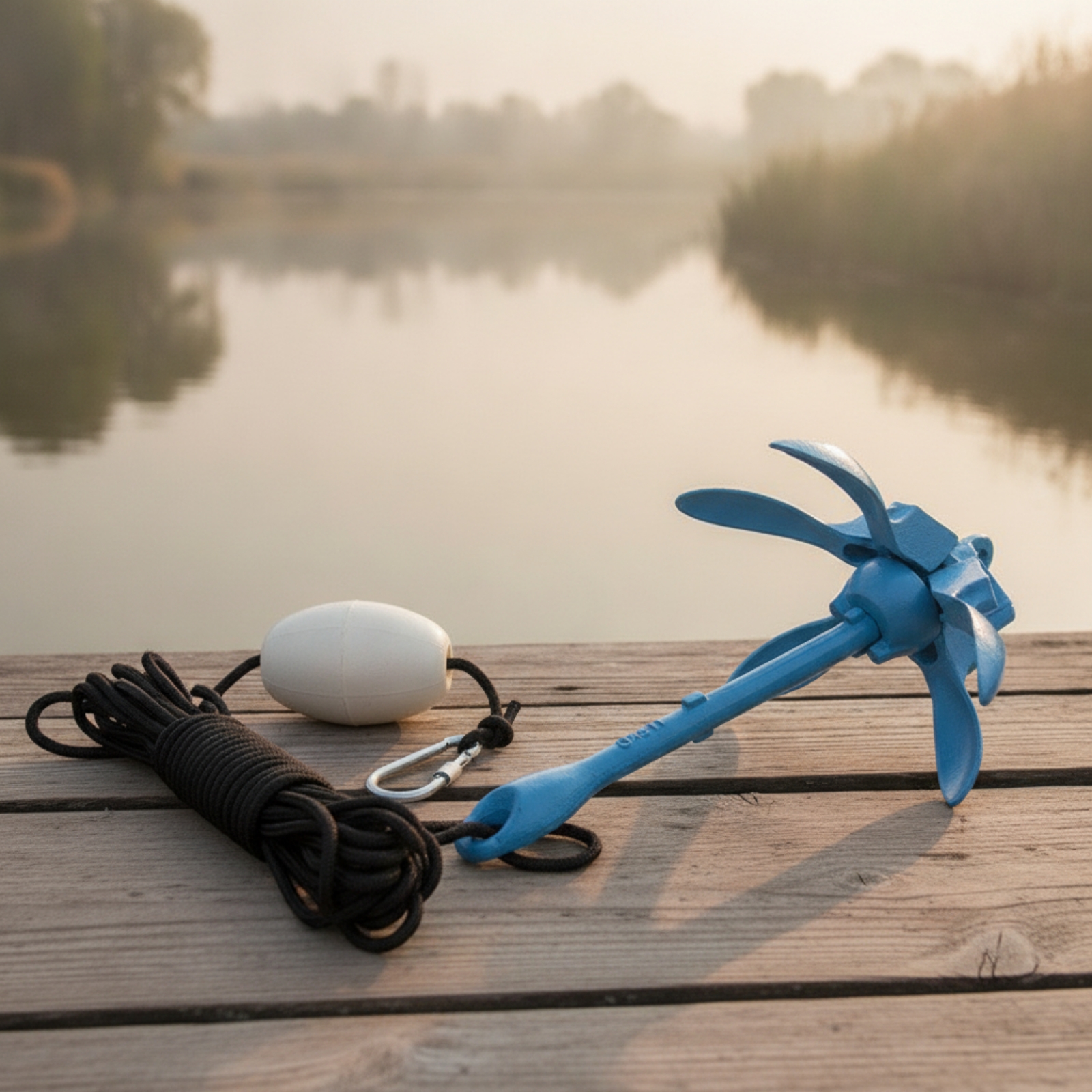 Fishing Kayak Storage Bag - Kit Ancora Pieghevole con Boa e
