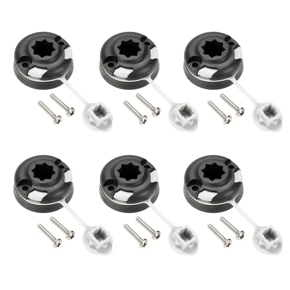 Fishing Kayak Rod Holder - 8/6/4/1PC canoa Kayak Star Mount Base