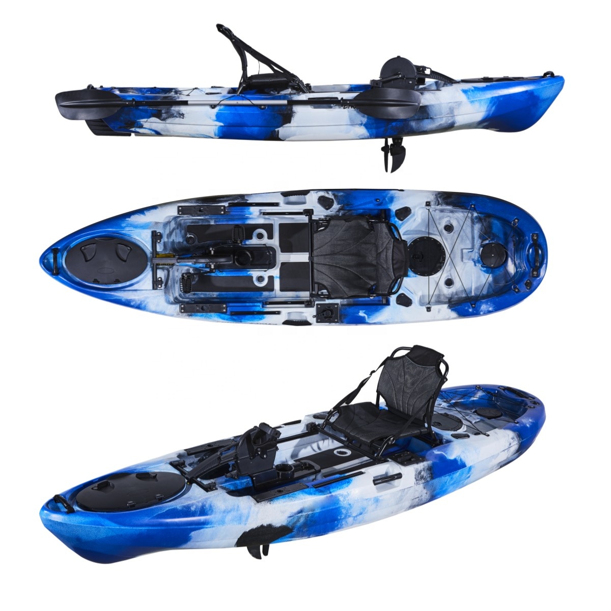 Fishing Kayak Pedal Drive - Canoa in plastica per kayak da