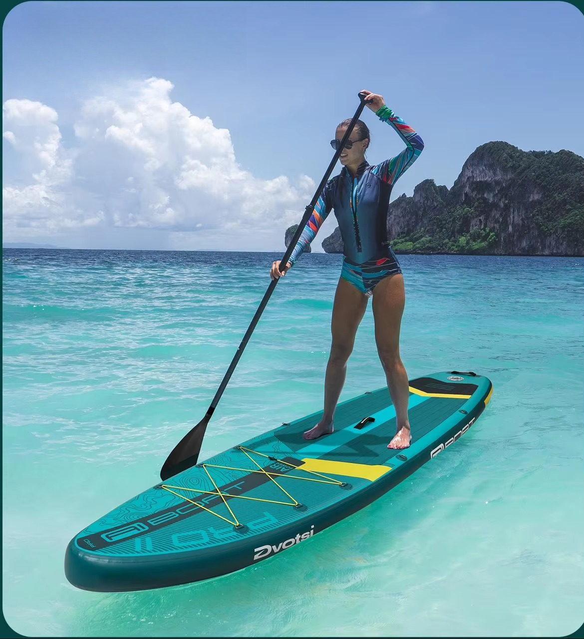 Fishing Kayak Paddle - Tavola da Stand Up Paddle Gonfiabile
