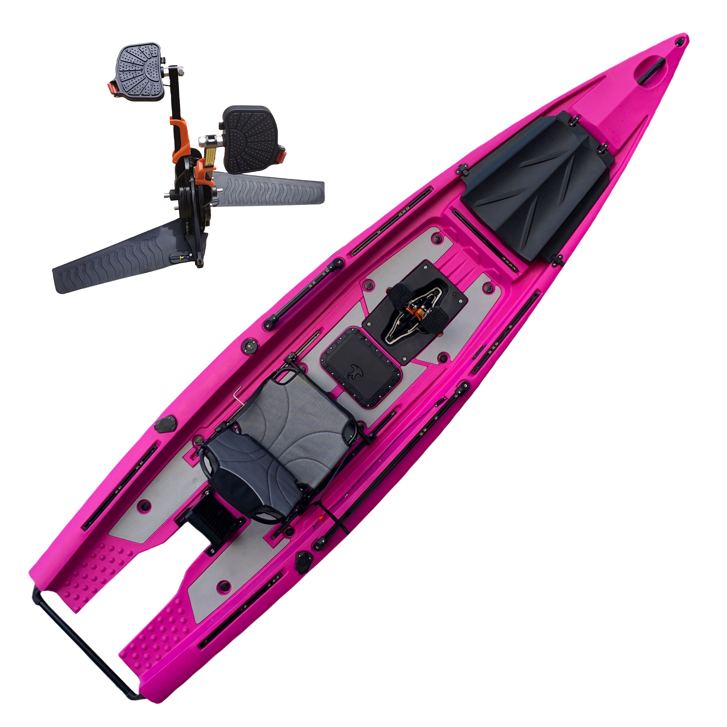 Fishing Kayak Sit On Top - Kayak solista per barca da sci
