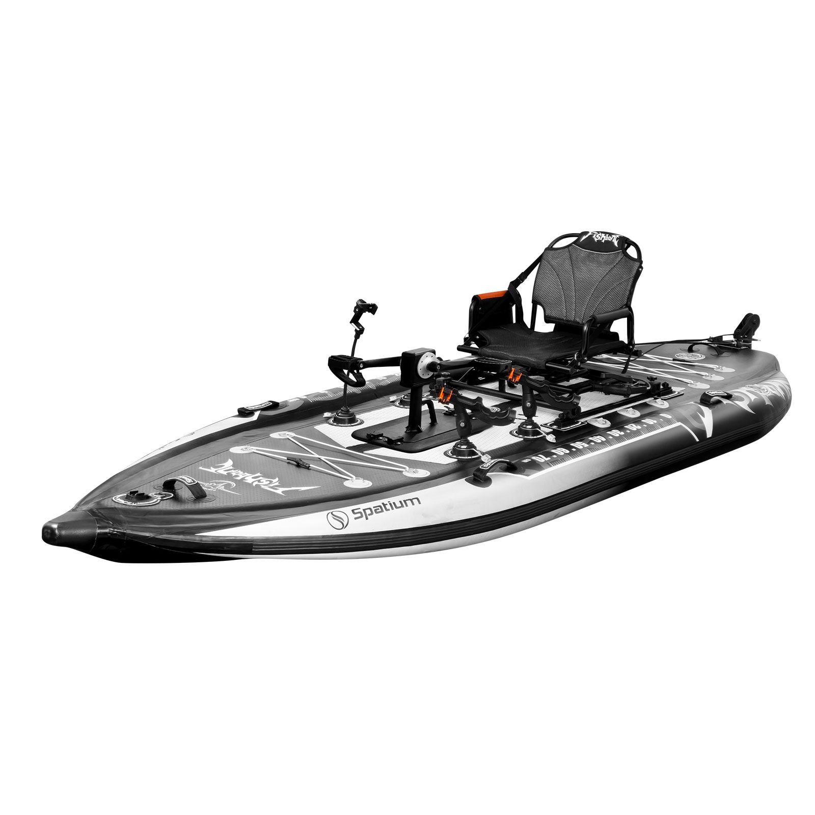 Fishing Kayak Pedal Drive - Kayak a Pedali Gonfiabile Spatium per