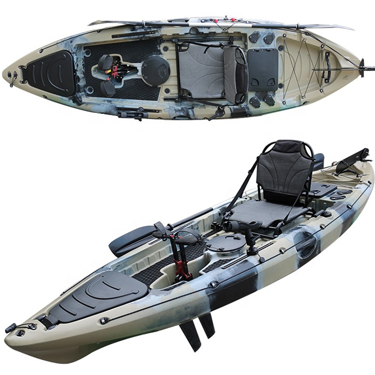Fishing Kayak Pedal Drive - Nuovo Kayak in Plastica con Pedale