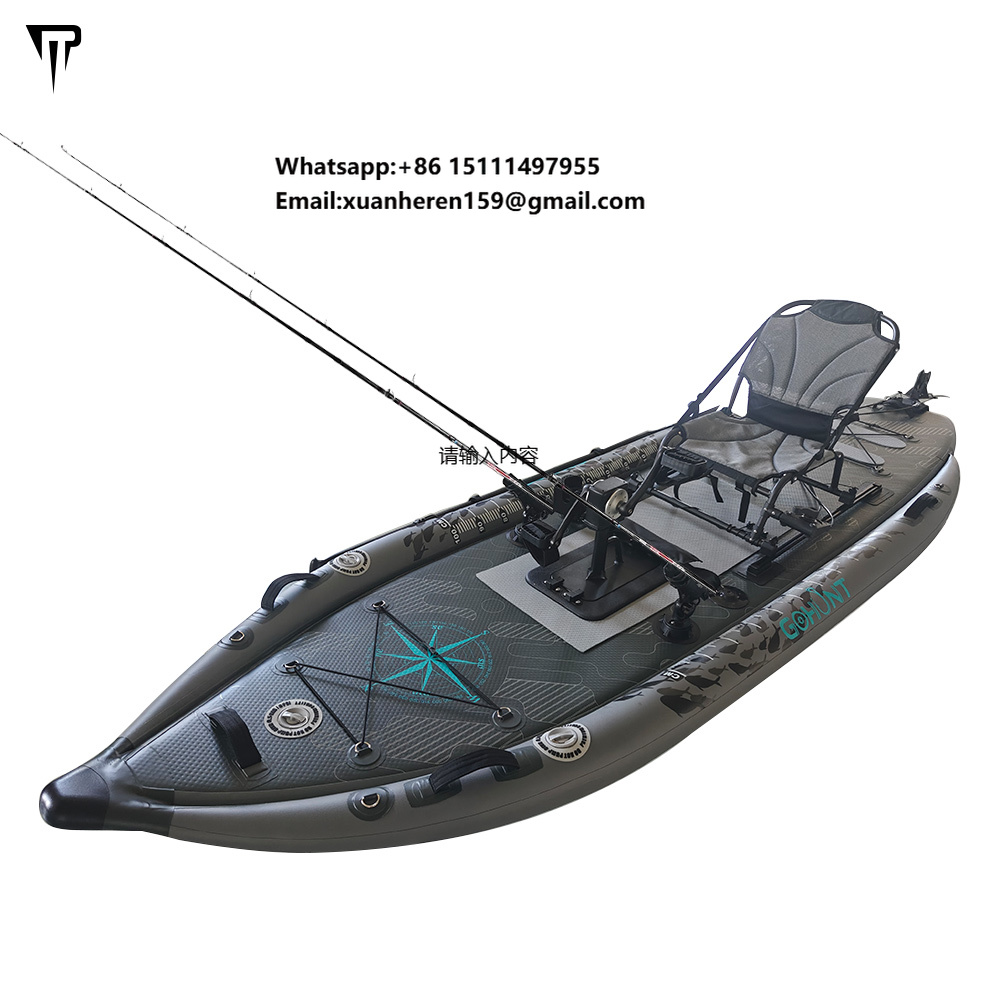 Fishing Kayak Pedal Drive - JTRDA 2024 Nuovo Kayak Gonfiabile da