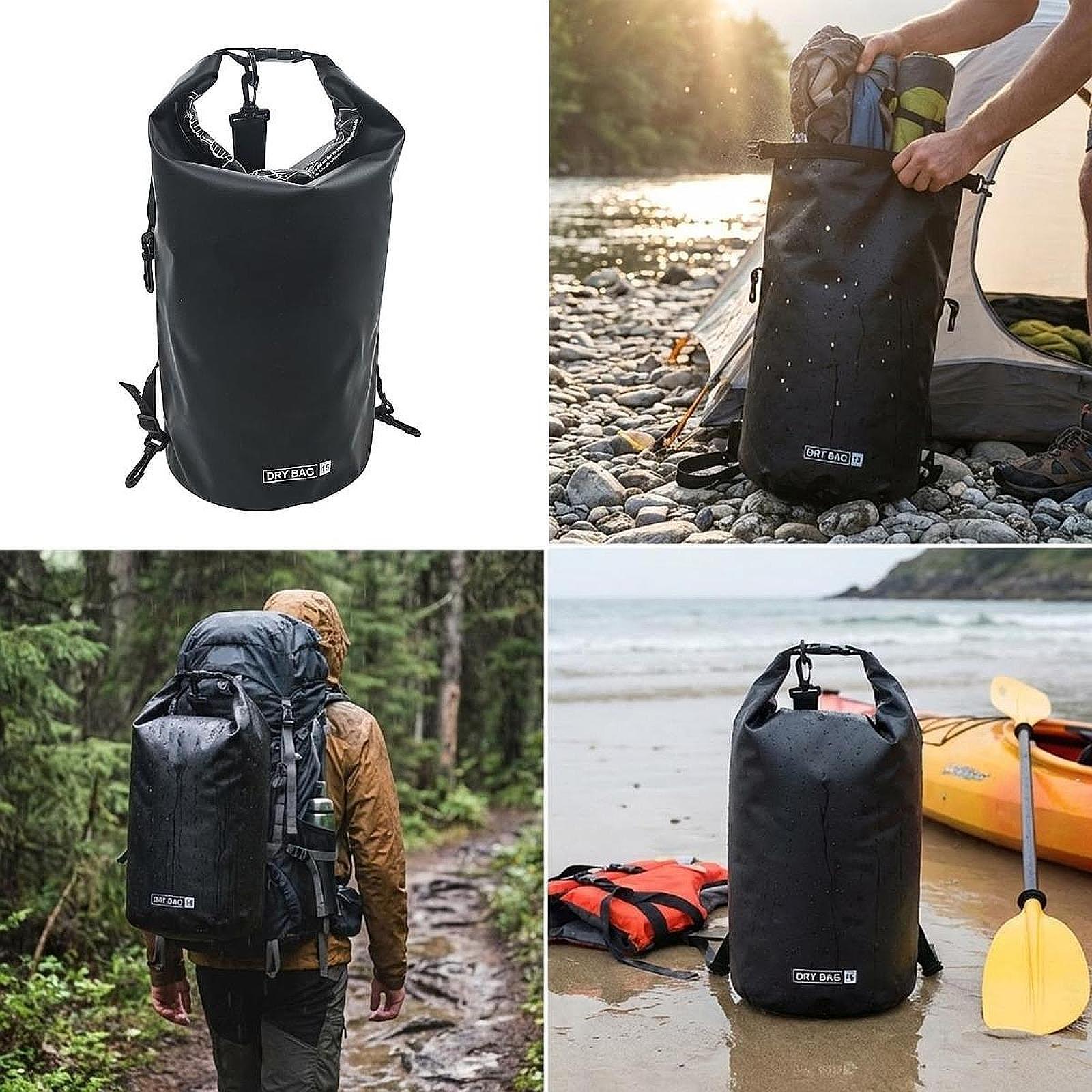 Fishing Kayak Storage Bag - Borsa Impermeabile con Tracolla Regolabile, Organizer