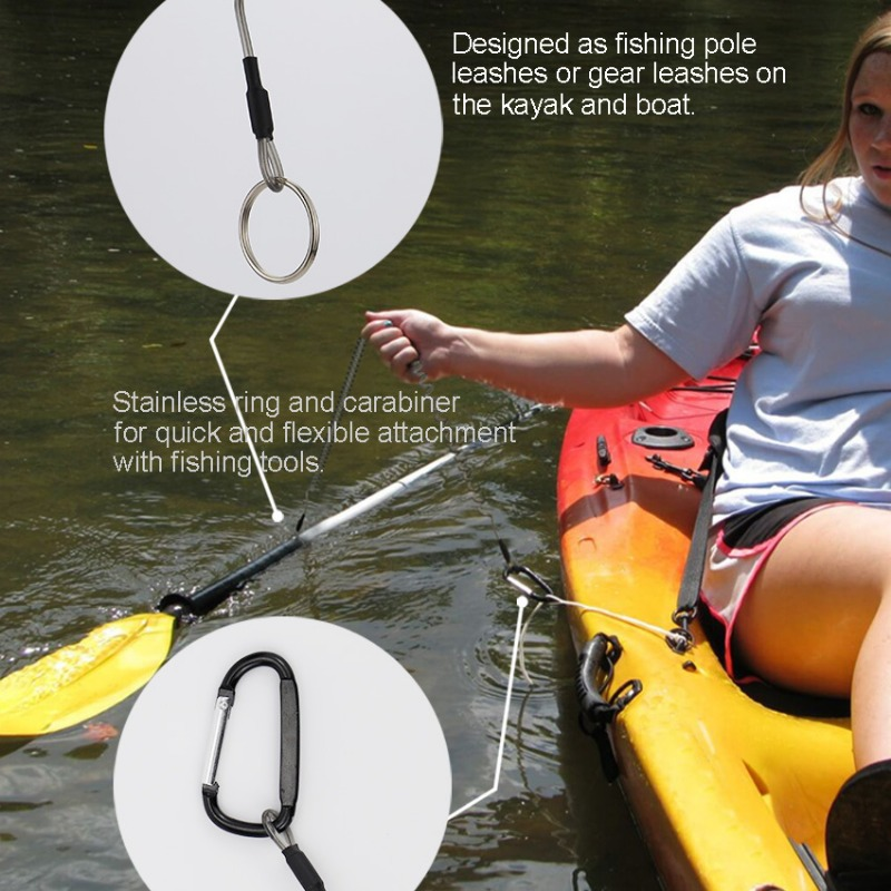Ackibbik 6 pezzi cordino da pe - Fishing Kayak Paddle recensione e prezzo