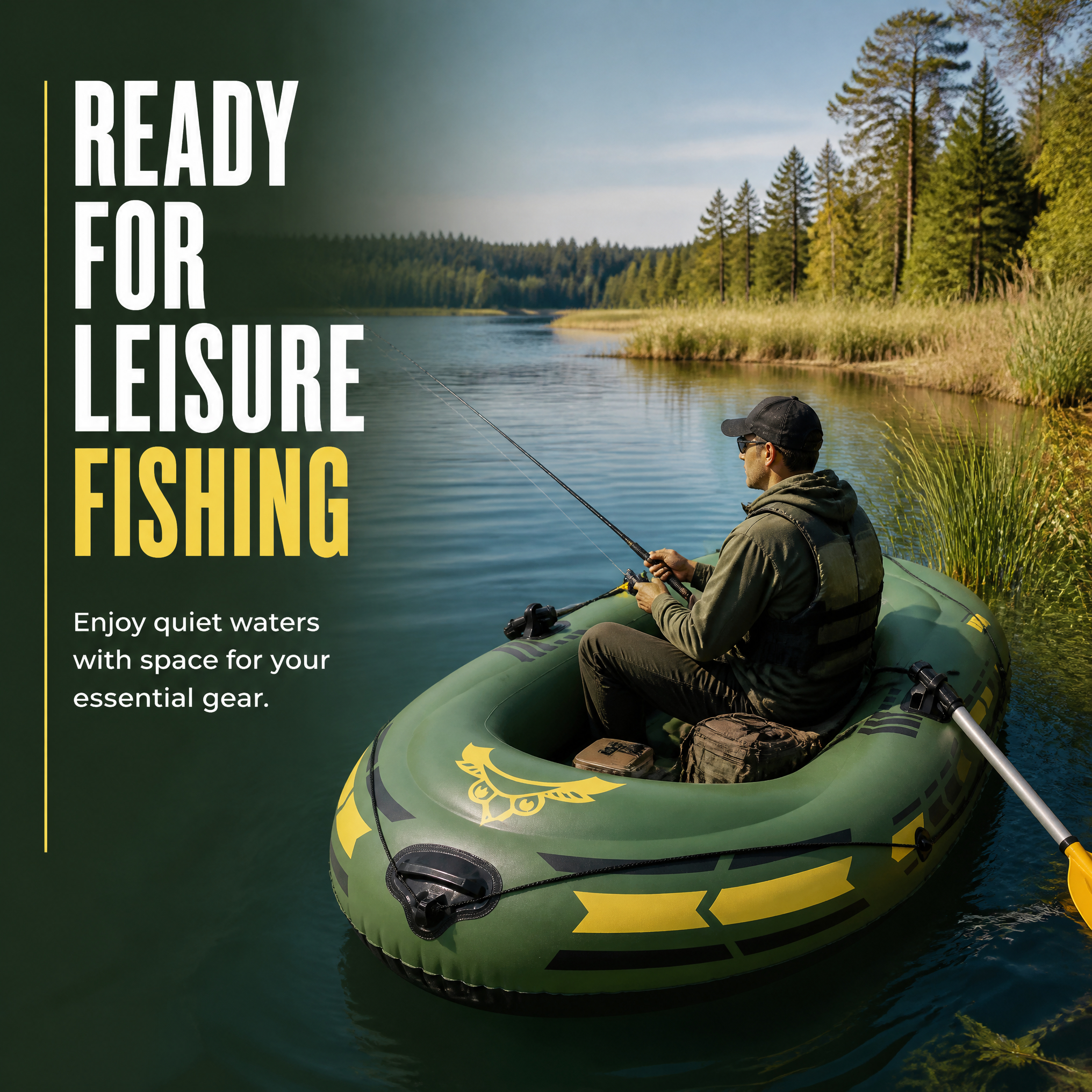 Kayak Gonfiabile per 2 Persone - Fishing Kayak Paddle recensione e prezzo