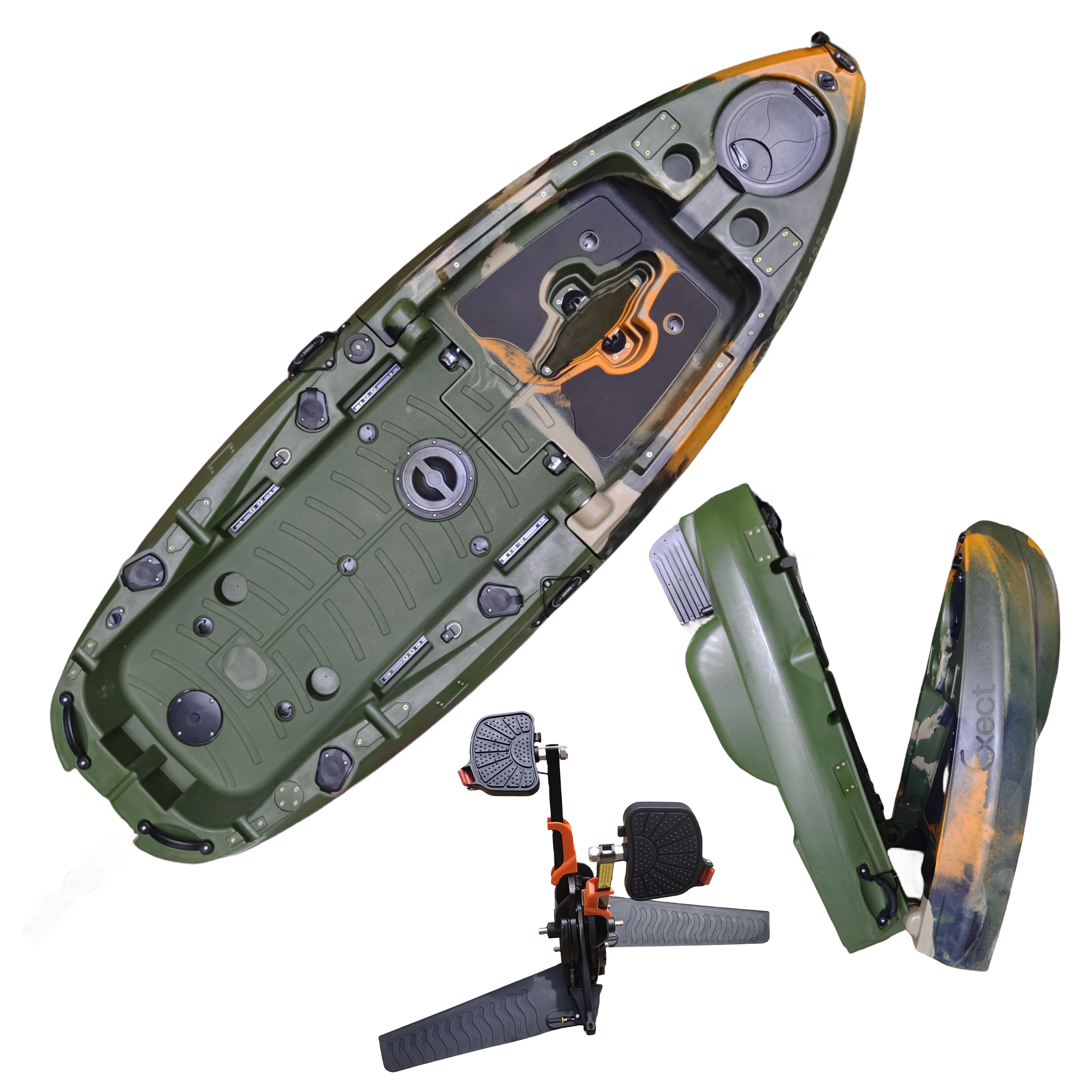Kayak in plastica Pedale Kayak - Fishing Kayak Seat recensione e prezzo