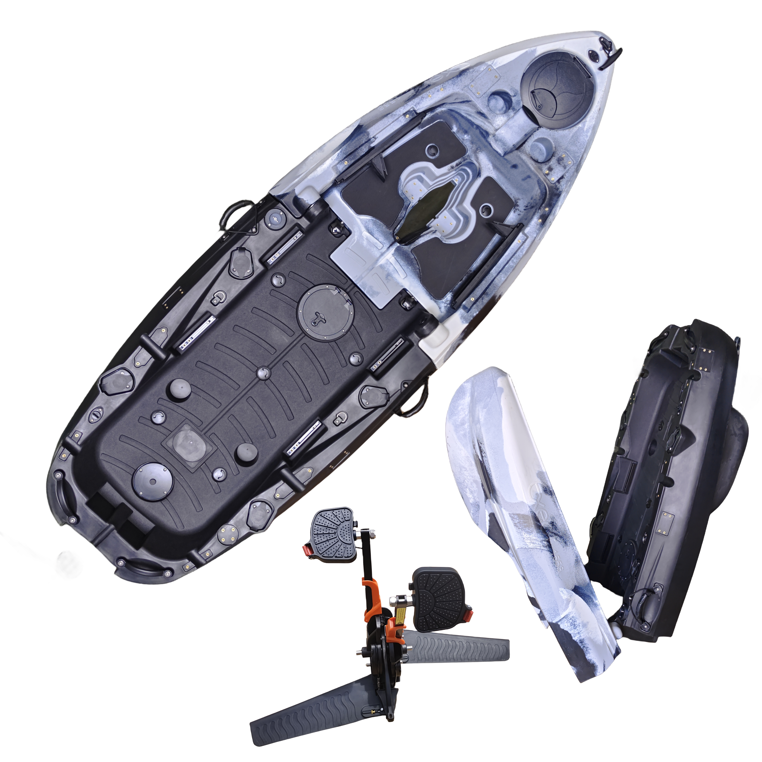 Kayak in plastica Pedale Kayak - Fishing Kayak Seat recensione e prezzo