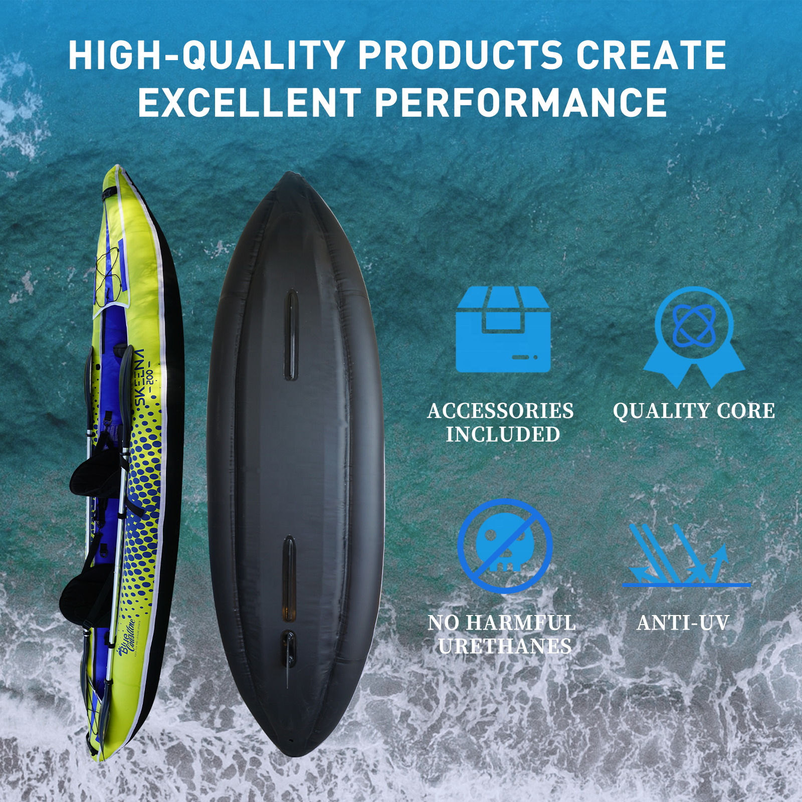 Canoa/Kayak Gonfiabile per Adu - Fishing Kayak Paddle recensione e prezzo