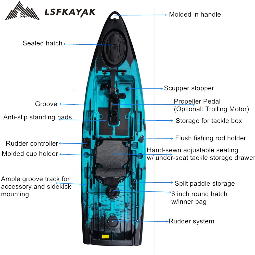 La migliore barca da pesca 202 - Fishing Kayak Pedal Drive recensione e prezzo