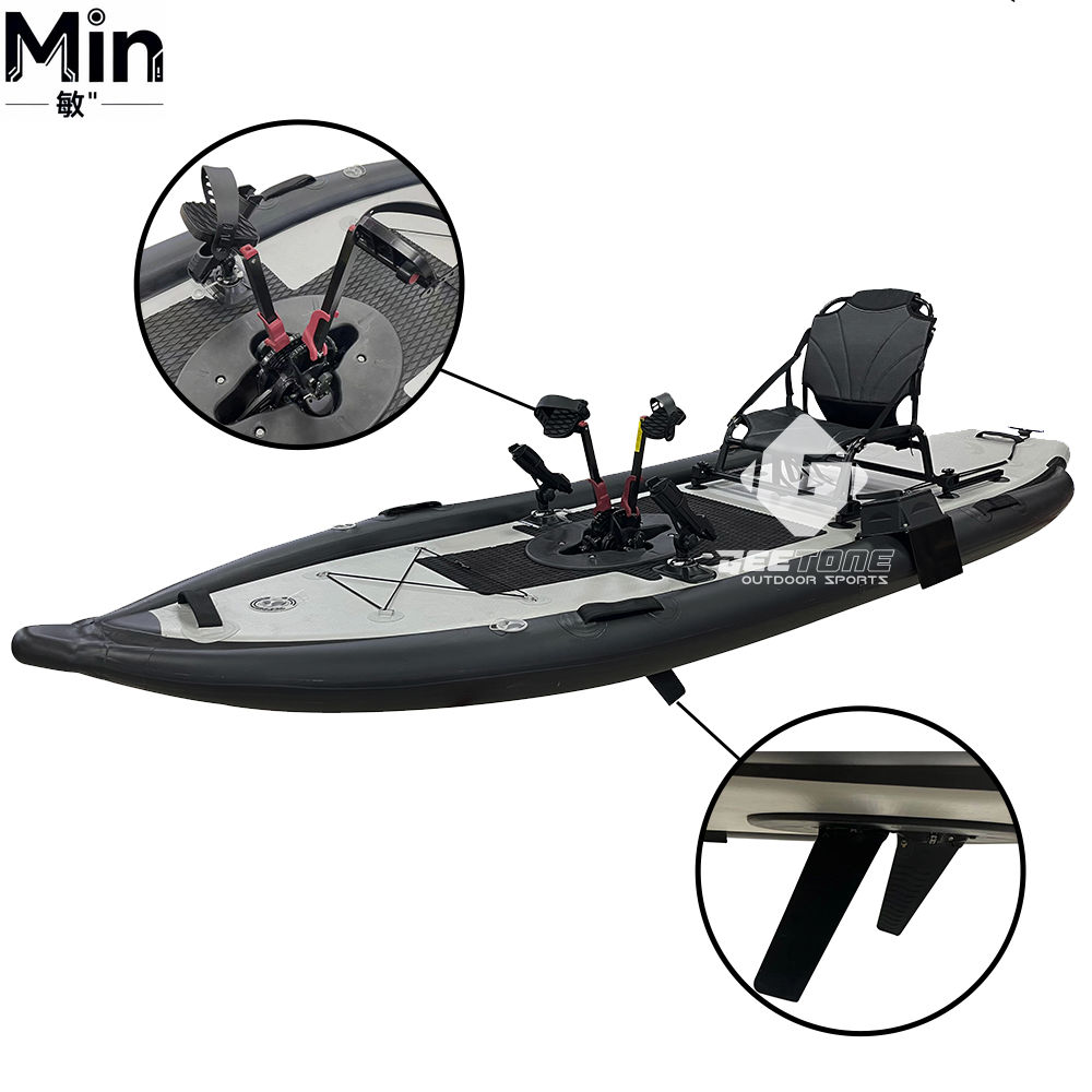 Kayak Gonfiabile a Pedali in P - Fishing Kayak Pedal Drive recensione e prezzo