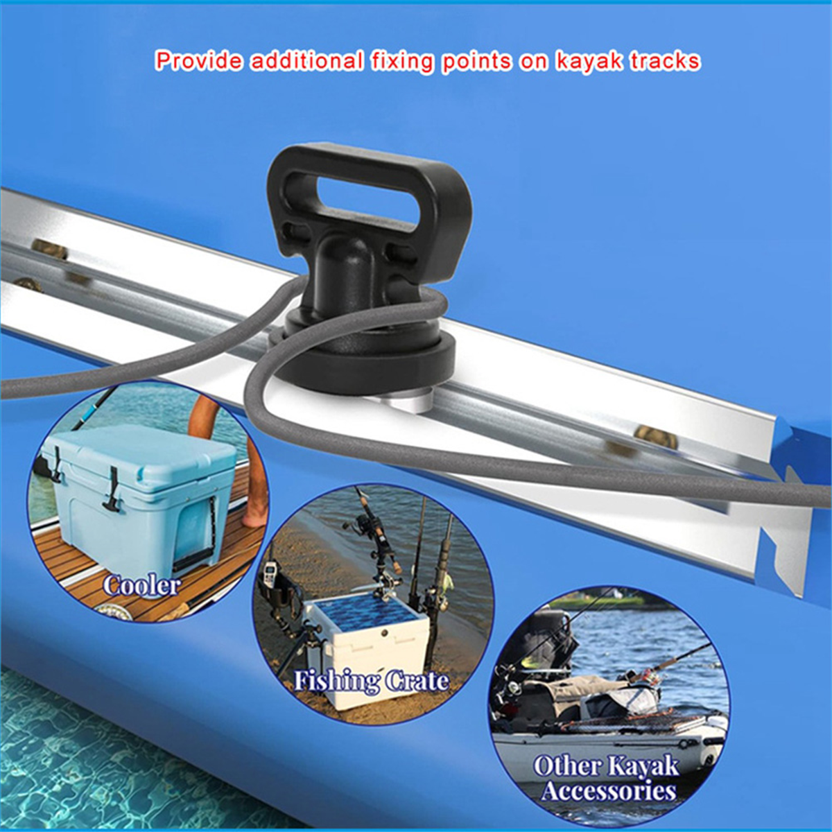 2525 + 4 pezzi di ancoraggio v - Fishing Kayak Crate recensione e prezzo