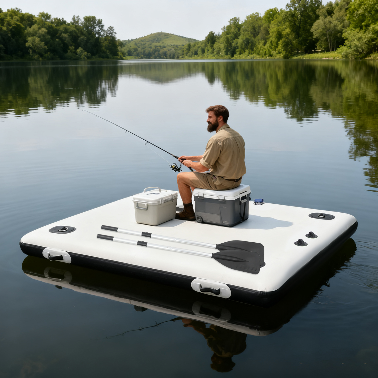 Gommone Gonfiabile, Carrello p - Fishing Kayak Cart recensione e prezzo
