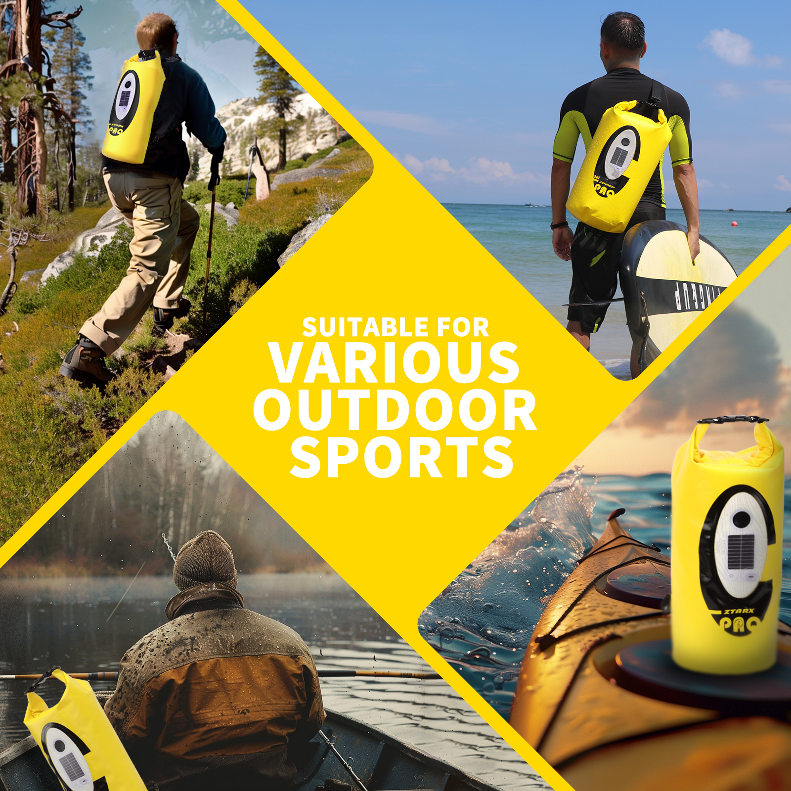 Borsa Impermeabile Solare da 1 - Fishing Kayak Storage Bag recensione e prezzo