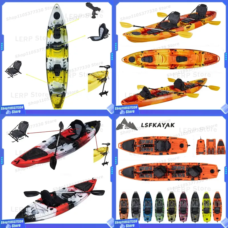 Kayak Rigido in Plastica per 2 - Fishing Kayak Sit In recensione e prezzo