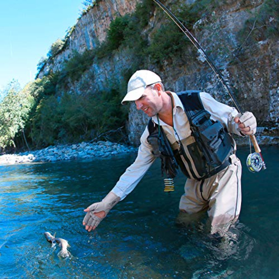 Guanti da Pesca Senza Dita con - Fishing Kayak Paddle recensione e prezzo