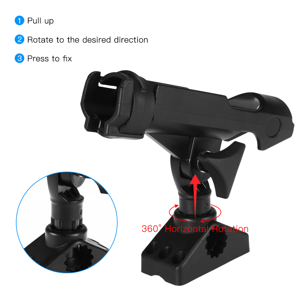 Base del supporto per canne da - Fishing Kayak Rod Holder recensione e prezzo