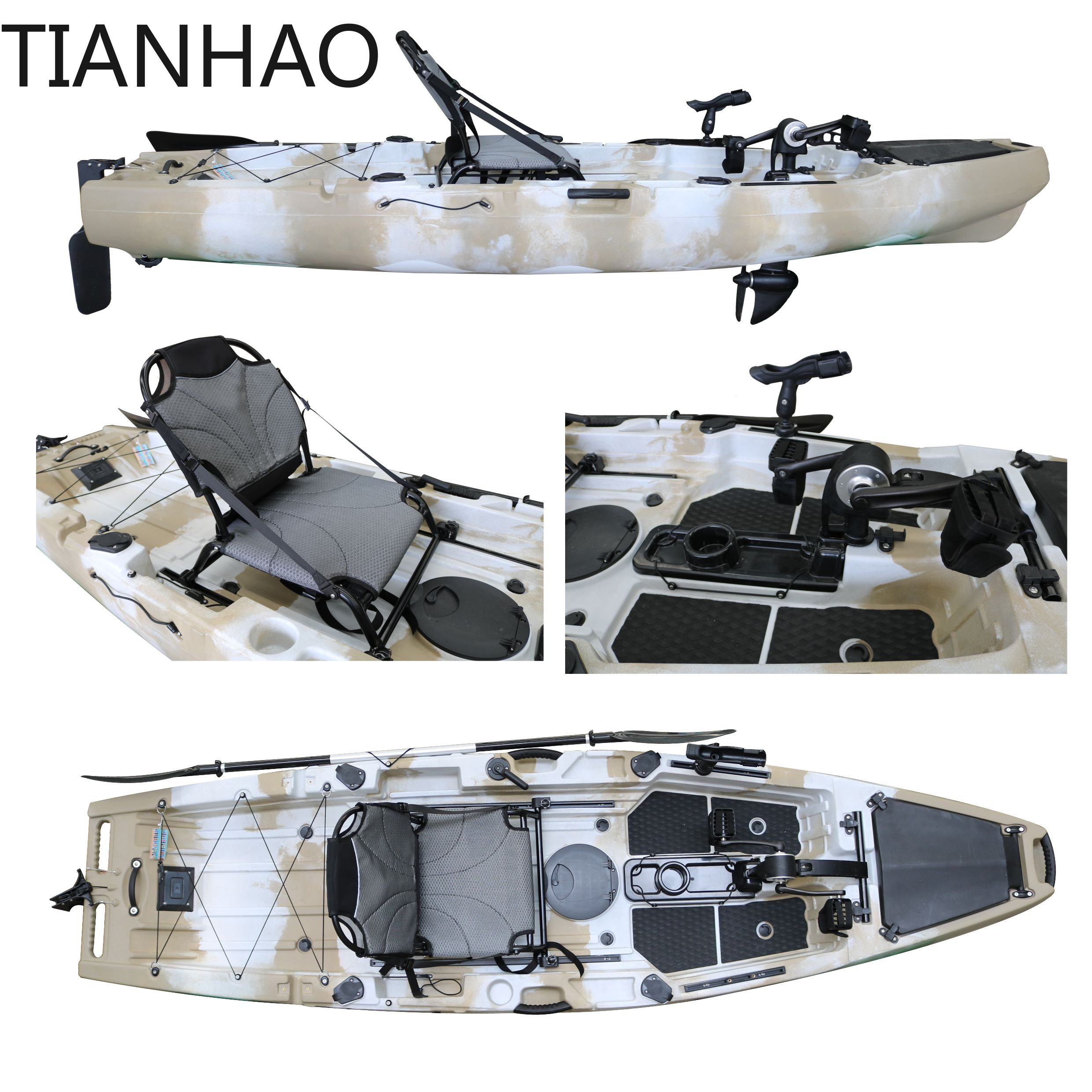 Kayak rotante con pedale dell' - Fishing Kayak Pedal Drive recensione e prezzo