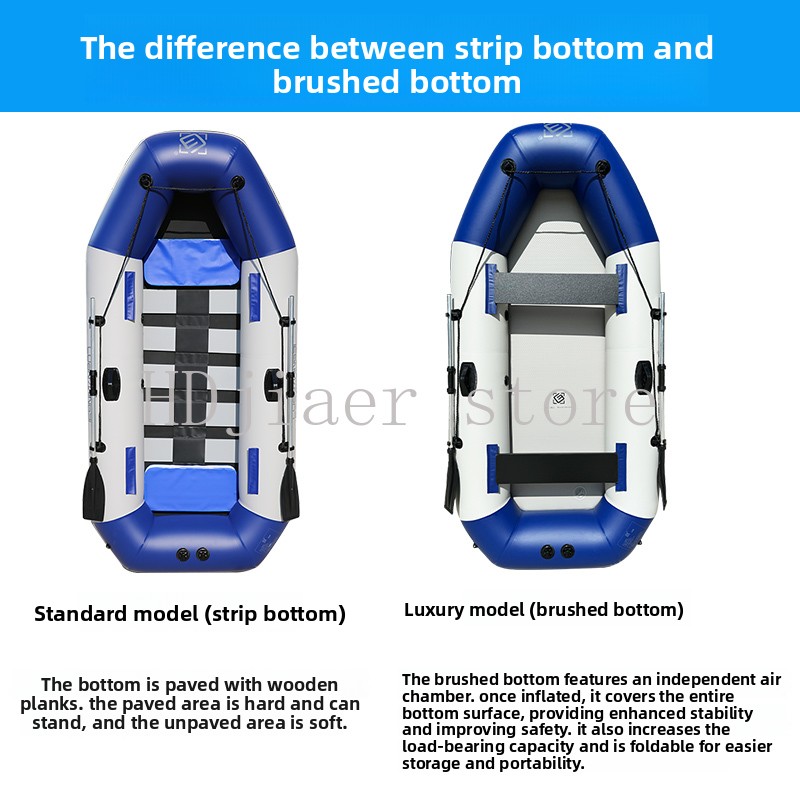 Gommone con Fondo Rigido in PV - Fishing Kayak Inflatable recensione e prezzo